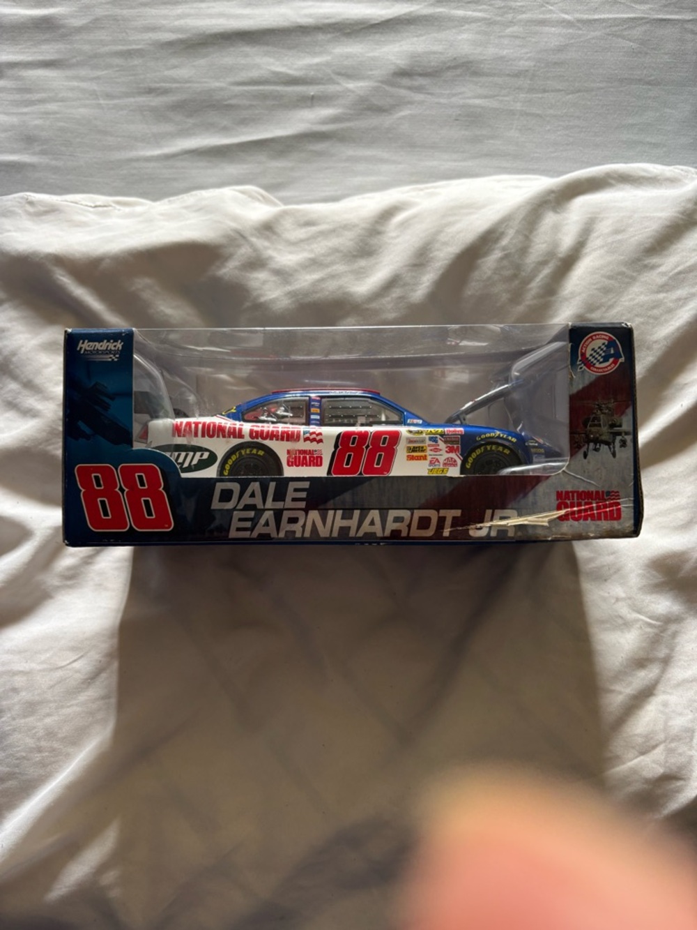 Dale Earnhardt Jr. #88 National Guard Diecast Car - Red White Blue